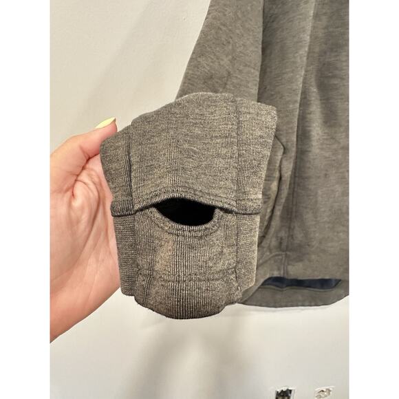 Nike Hoodie Womens Large Tech Fleece Cape Full Zip Sweatshirt 2102 - Picture 4 of 11